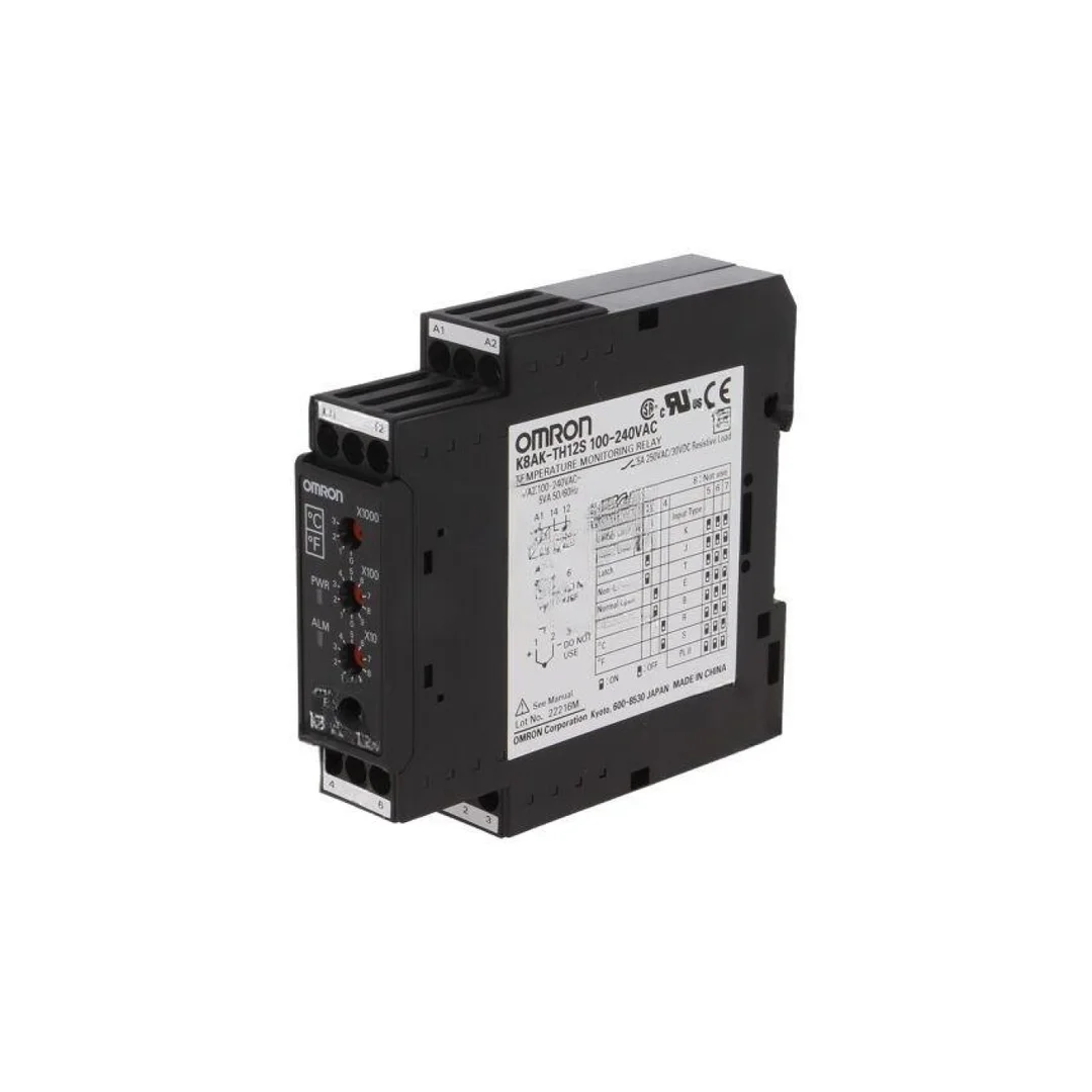 Przekaźnik nadzorczy temperatury 100÷240VAC SPDT K8AK-TH12S 100-240VAC