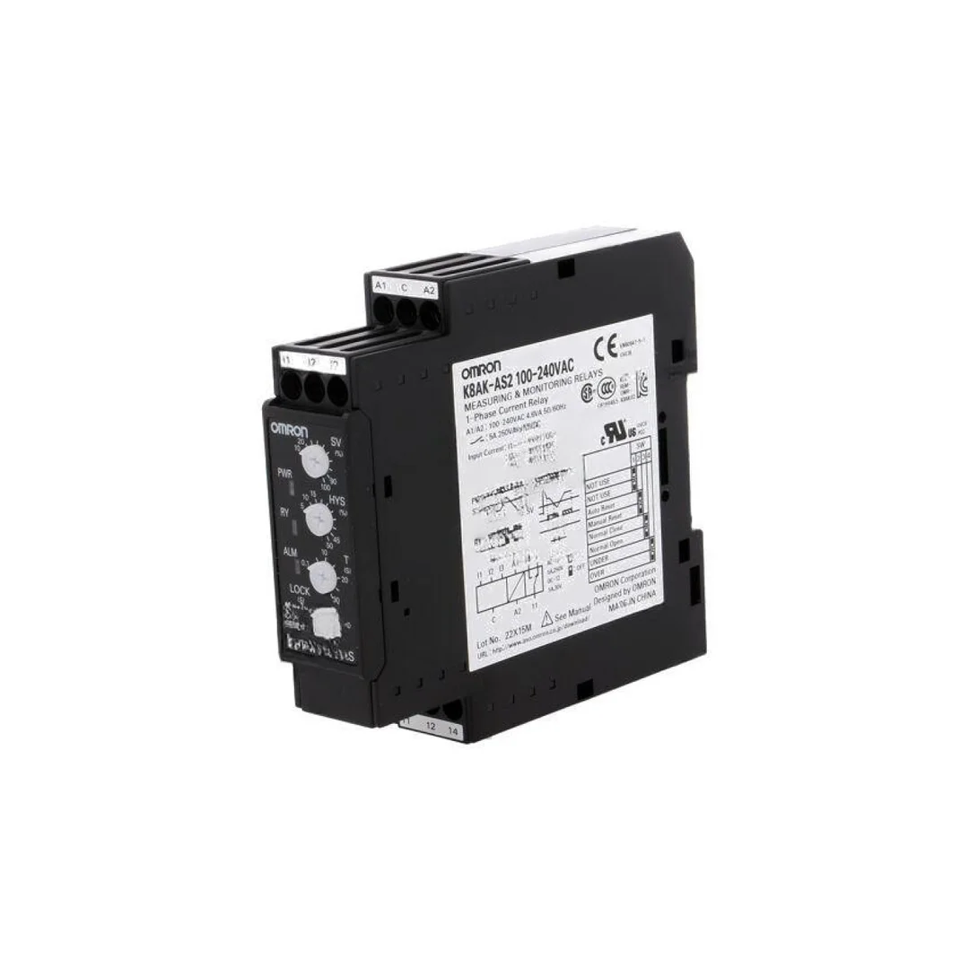 Przekaźnik nadzorczy prądu prąd AC,prąd DC 100÷240VAC SPDT K8AK-AS2 100-240VAC