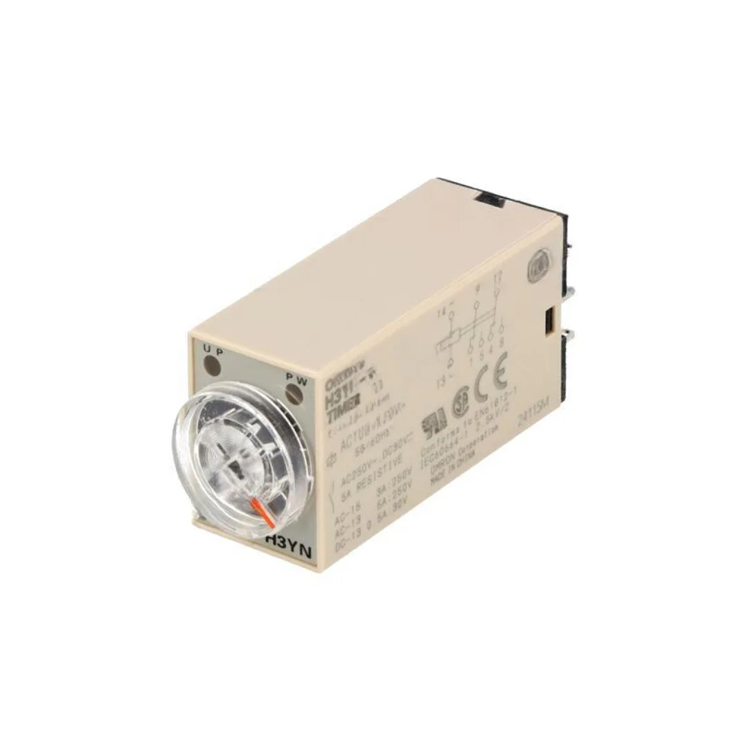 Przekaźnik czasowy 0,1s÷10min DPDT 250VAC/5A Uzas: 100÷120VAC H3YN-2 AC100-120