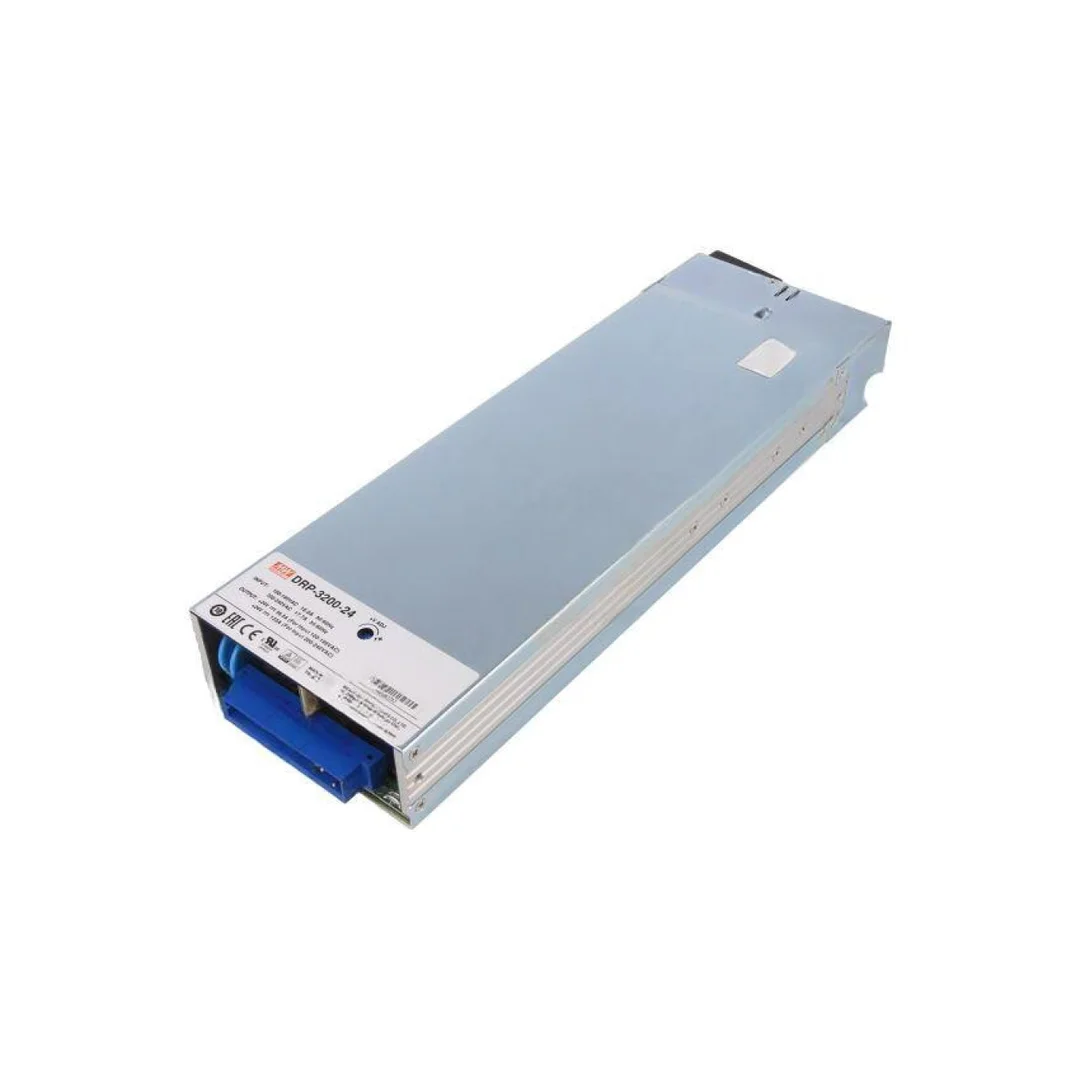 Zasilacz impulsowy do wbudowania modułowy: 3192W / 24VDC / 133A DRP-3200-24