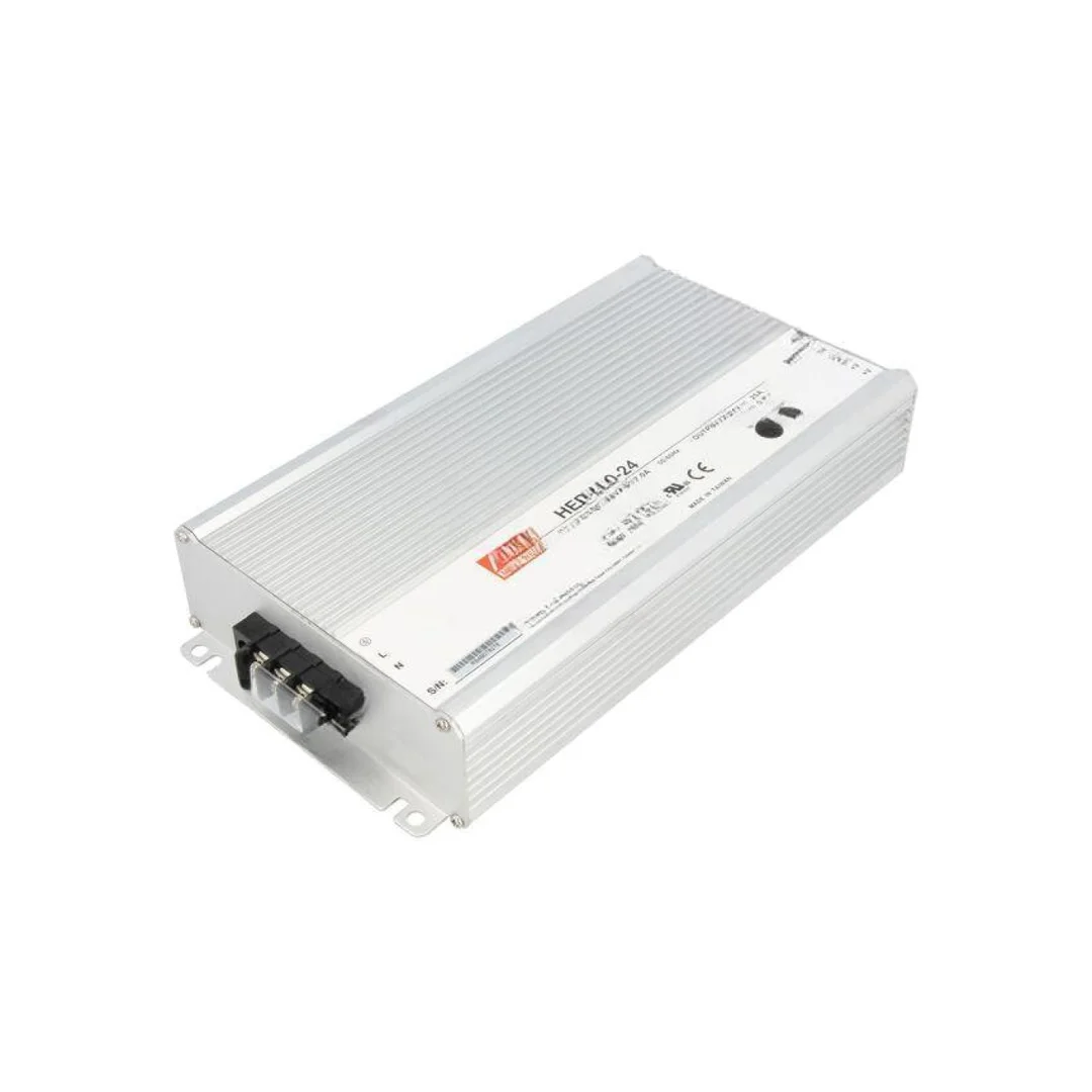 Zasilacz impulsowy do wbudowania modułowy: 600W / 24VDC / 12,5...25A HEP-600-24