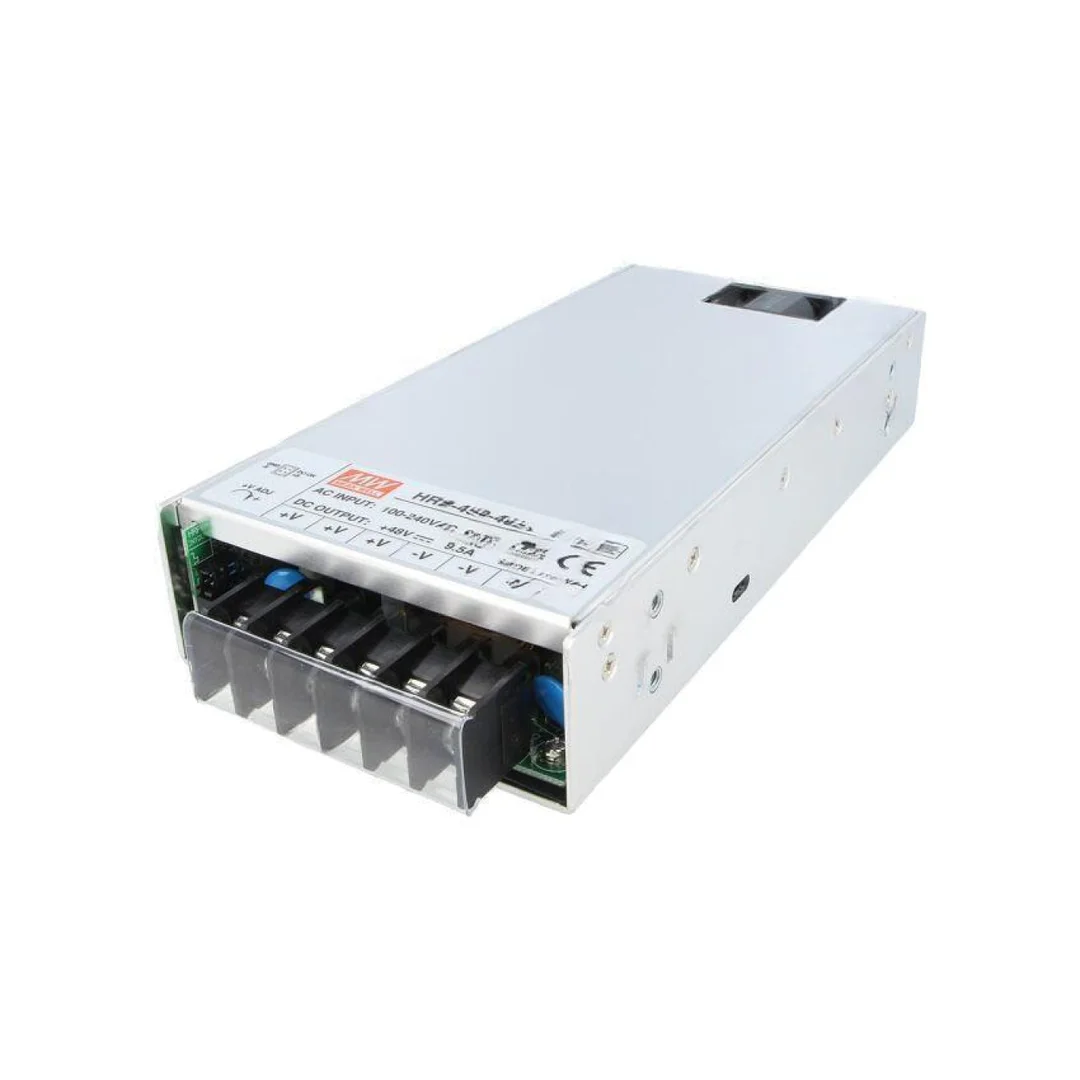 Zasilacz impulsowy do wbudowania modułowy: 456W / 48VDC / 9,5A HRP-450-48