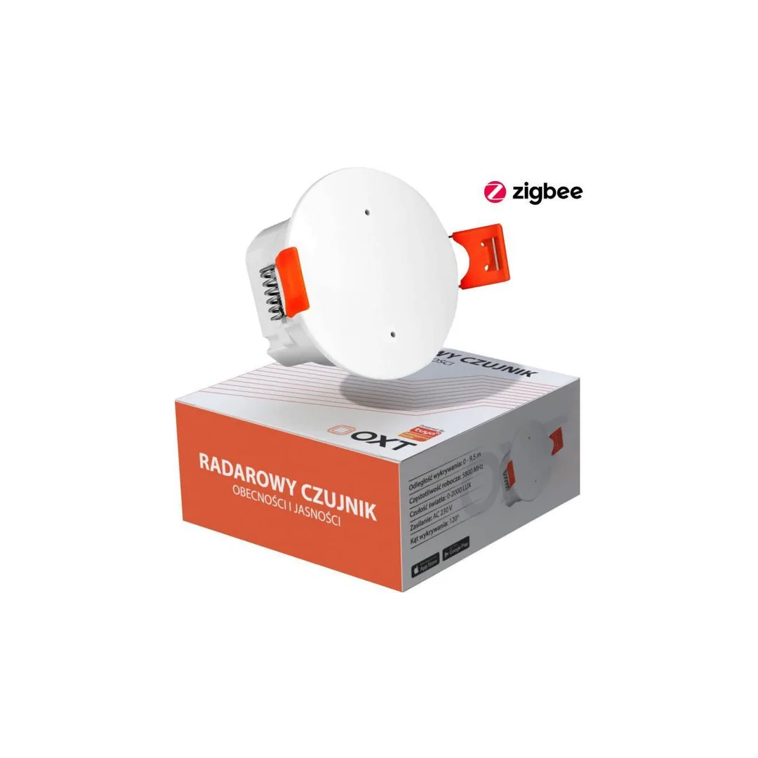 OXT Czujnik radar obecności jasności 230V ZigBee TUYA