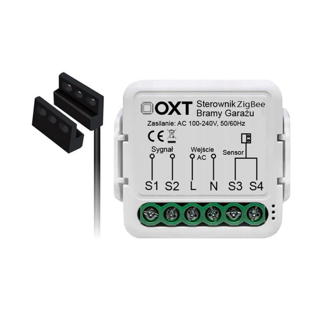 Moduł OXT z sensorem do silnika bramy garażu ZigBee TUYA