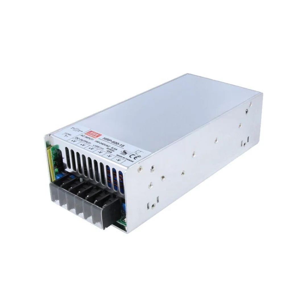 Zasilacz impulsowy do wbudowania modułowy 645W 15VDC 43A HRP-600-15