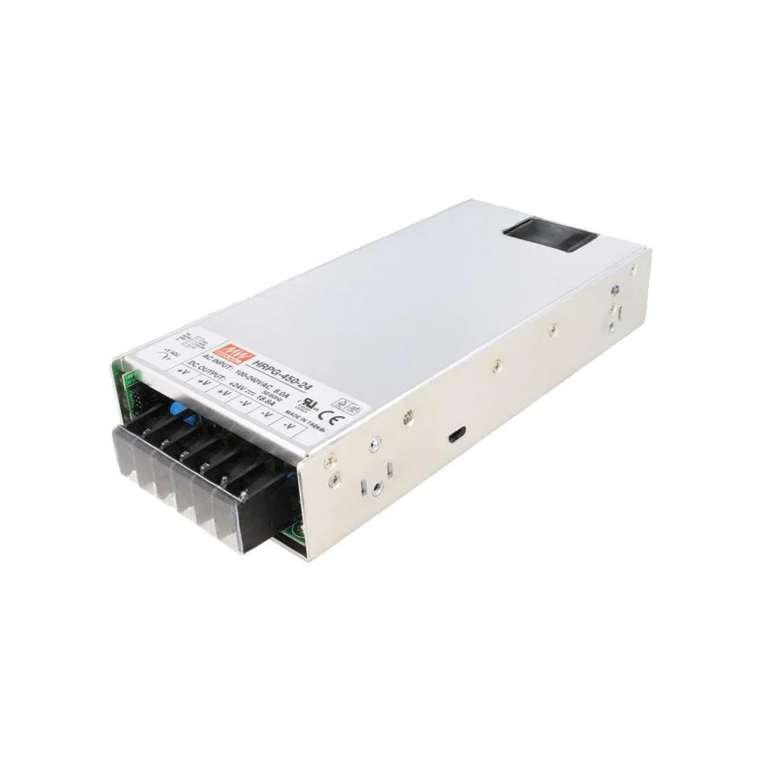Zasilacz impulsowy do wbudowania modułowy 451,2W 24VDC 18,8A HRPG-450-24