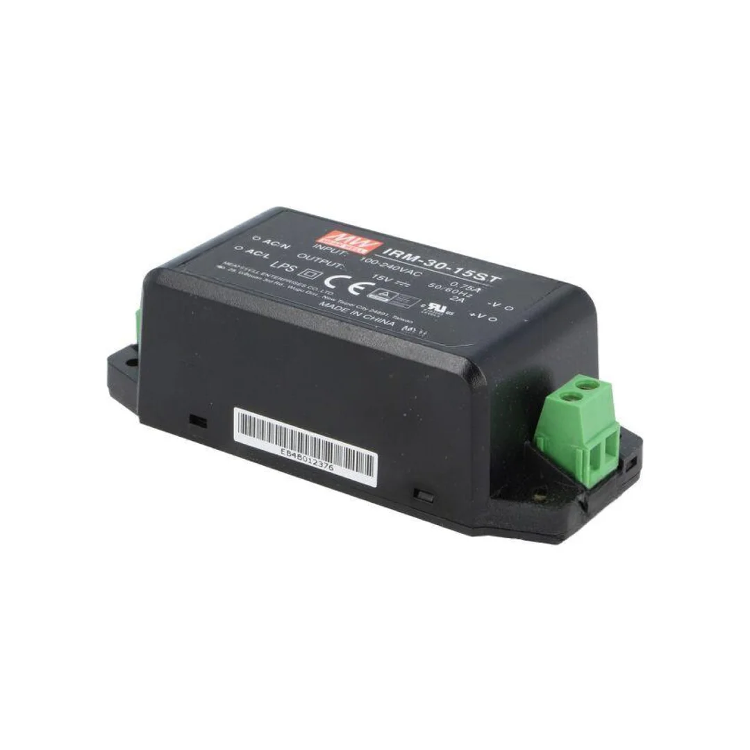 Zasilacz impulsowy do wbudowania modułowy 30W 15VDC 2A IRM-30-15ST