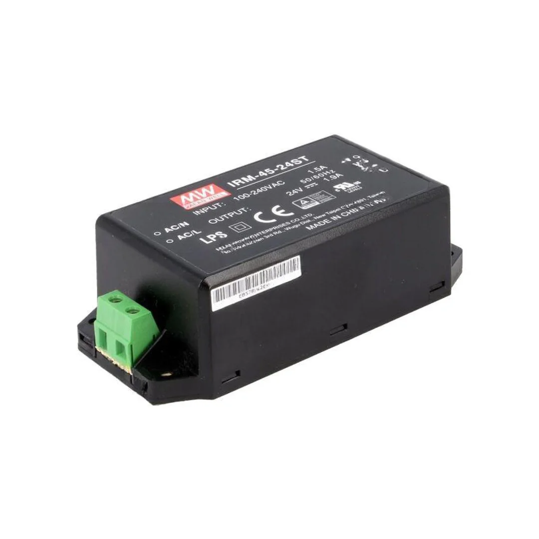 Zasilacz impulsowy do wbudowania modułowy 45,6W 24VDC 1,9A IRM-45-24ST