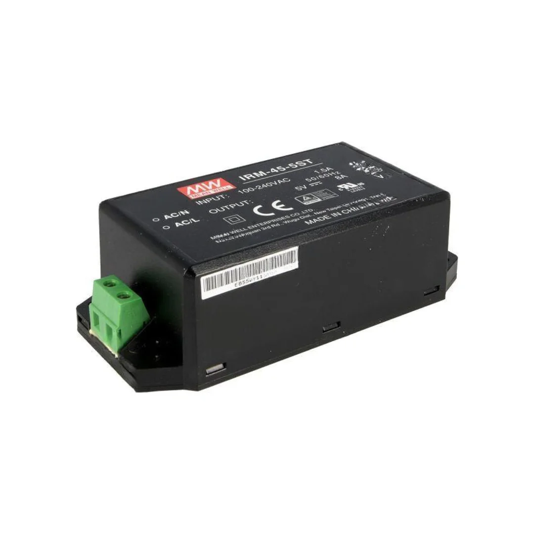Zasilacz impulsowy do wbudowania modułowy 40W 5VDC 8A IRM-45-5ST