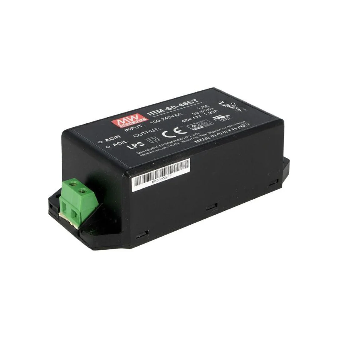 Zasilacz impulsowy do wbudowania modułowy 60W 48VDC 1,25A IRM-60-48ST