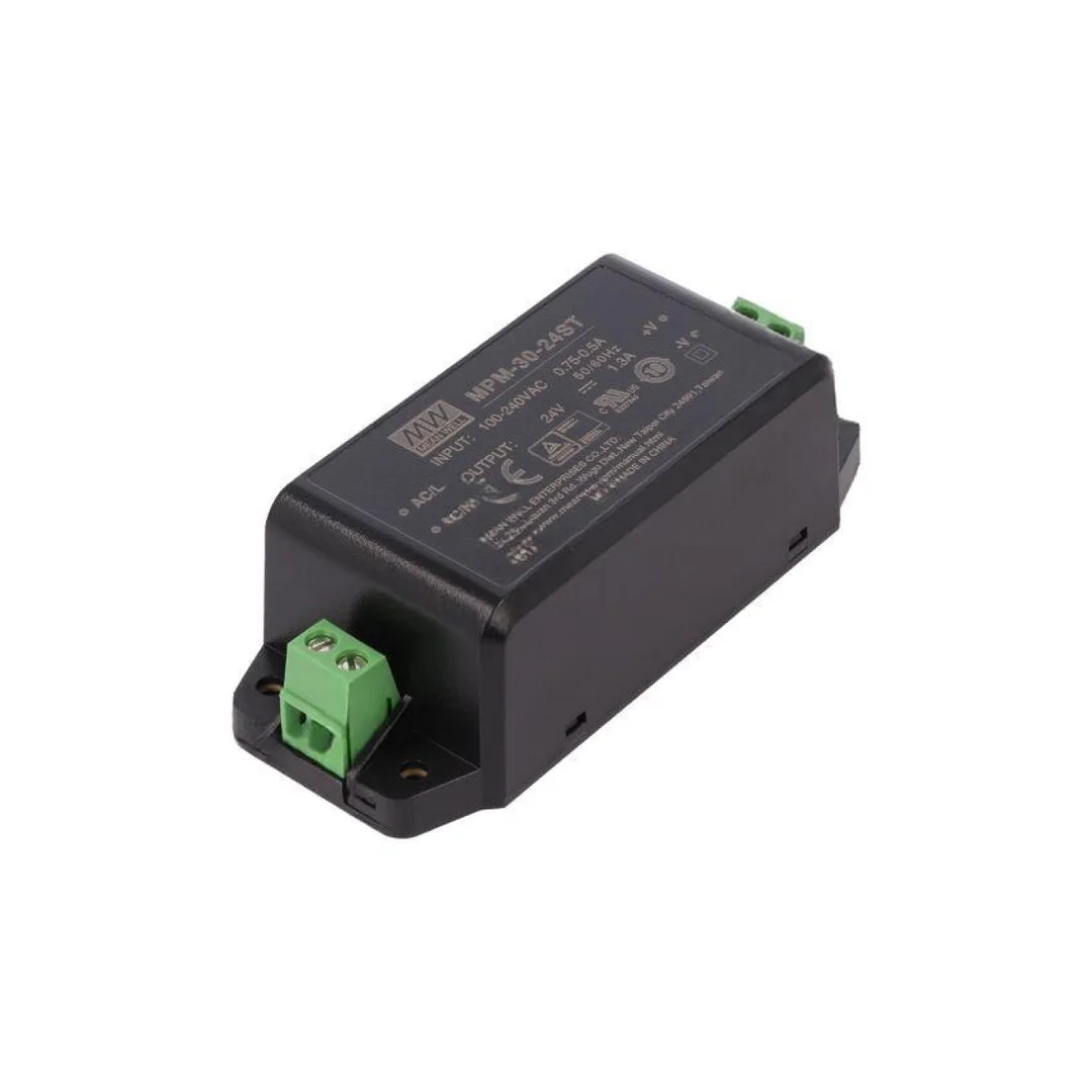 Zasilacz impulsowy do wbudowania modułowy 30W 24VDC 1,3A MPM-30-24ST