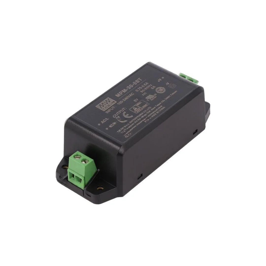 Zasilacz impulsowy do wbudowania modułowy 30W 5VDC 6A MPM-30-5ST