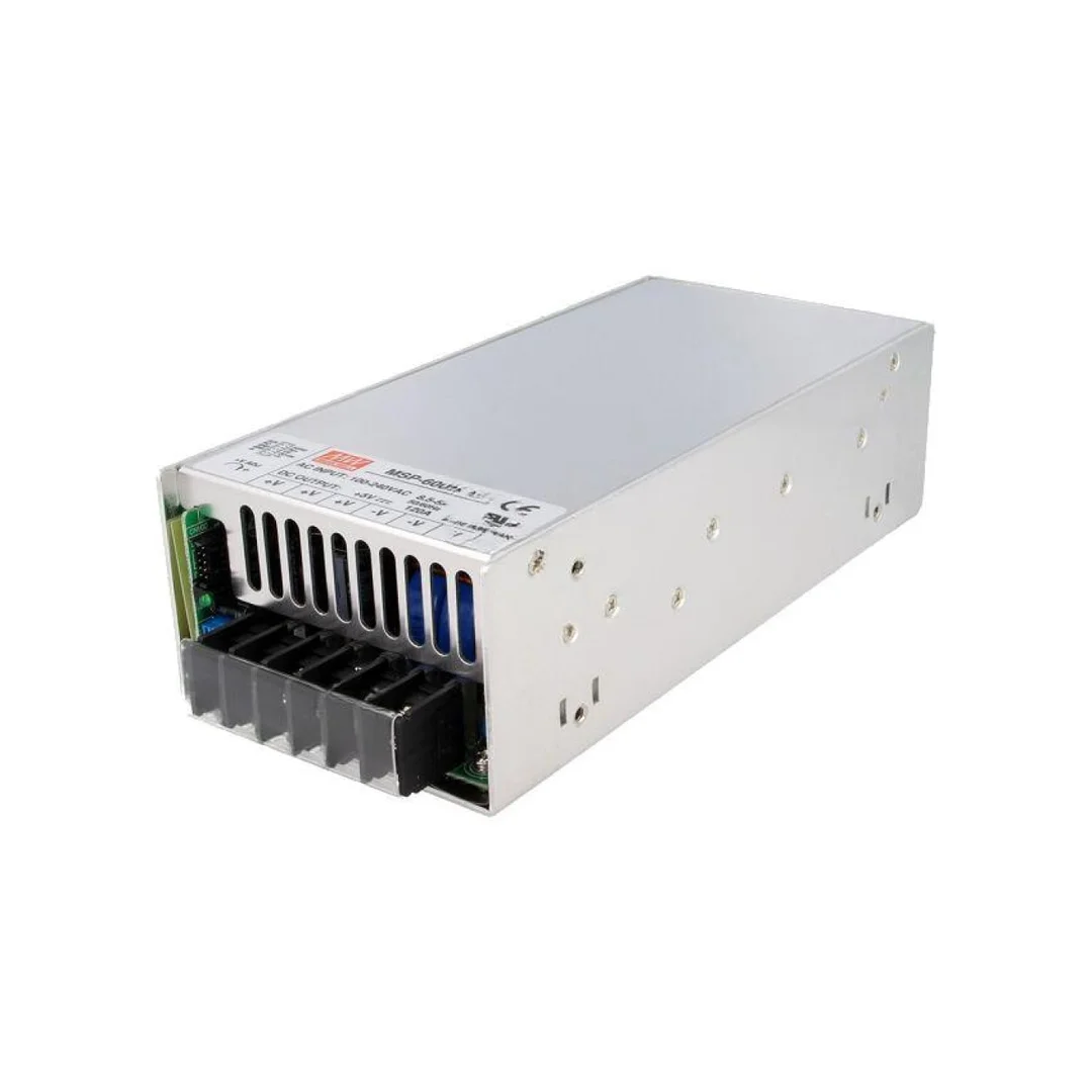 Zasilacz impulsowy do wbudowania modułowy 600W 5VDC 120A MSP-600-5