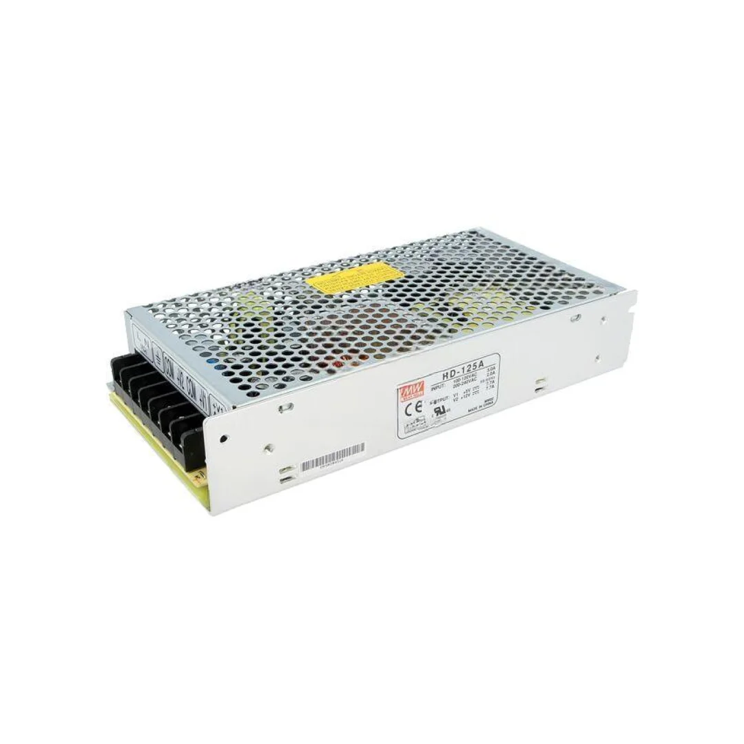 Zasilacz impulsowy do wbudowania modułowy 130,9W 5VDC OUT: 2 RD-125A