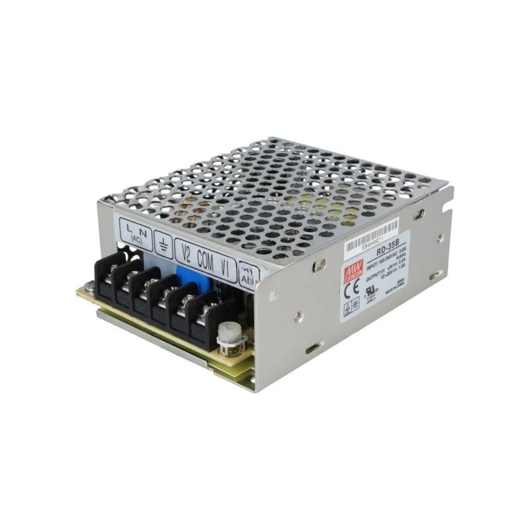 Zasilacz impulsowy do wbudowania modułowy 35W 5VDC OUT: 2 RD-35B