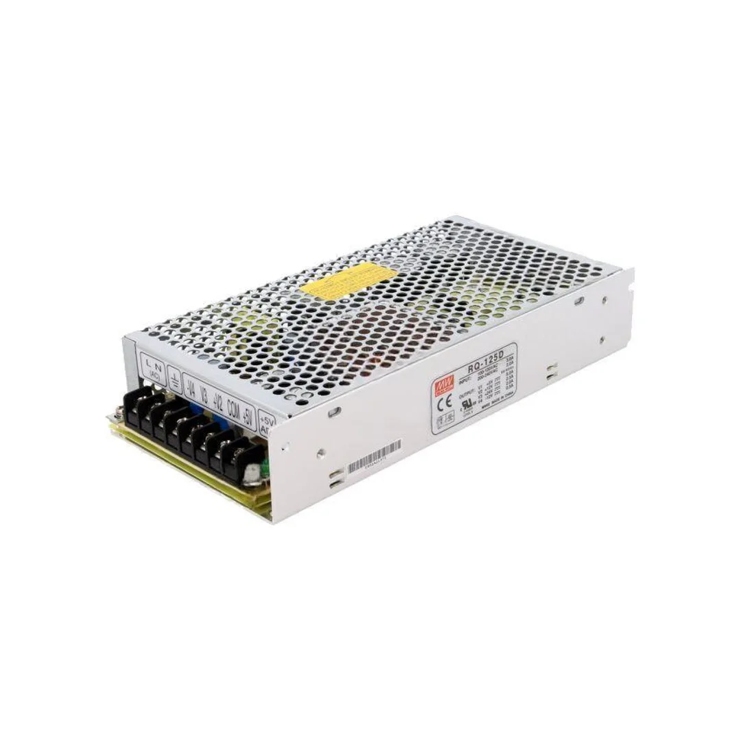 Zasilacz impulsowy do wbudowania modułowy 124W 5VDC OUT: 4 RQ-125D