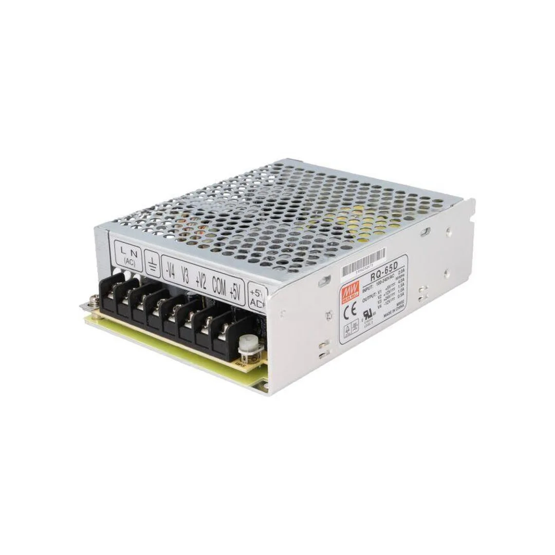 Zasilacz impulsowy do wbudowania modułowy 68W 5VDC OUT: 4 RQ-65D
