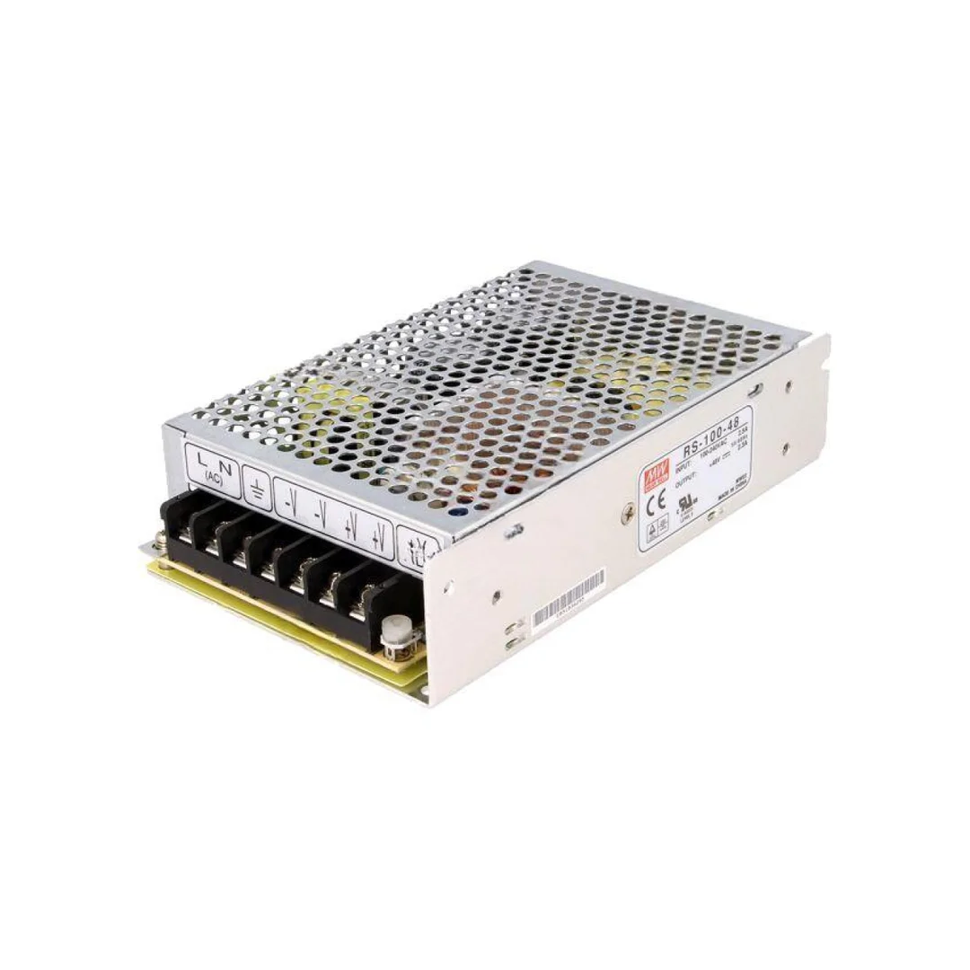 Zasilacz impulsowy do wbudowania modułowy 100W 48VDC 2,3A RS-100-48