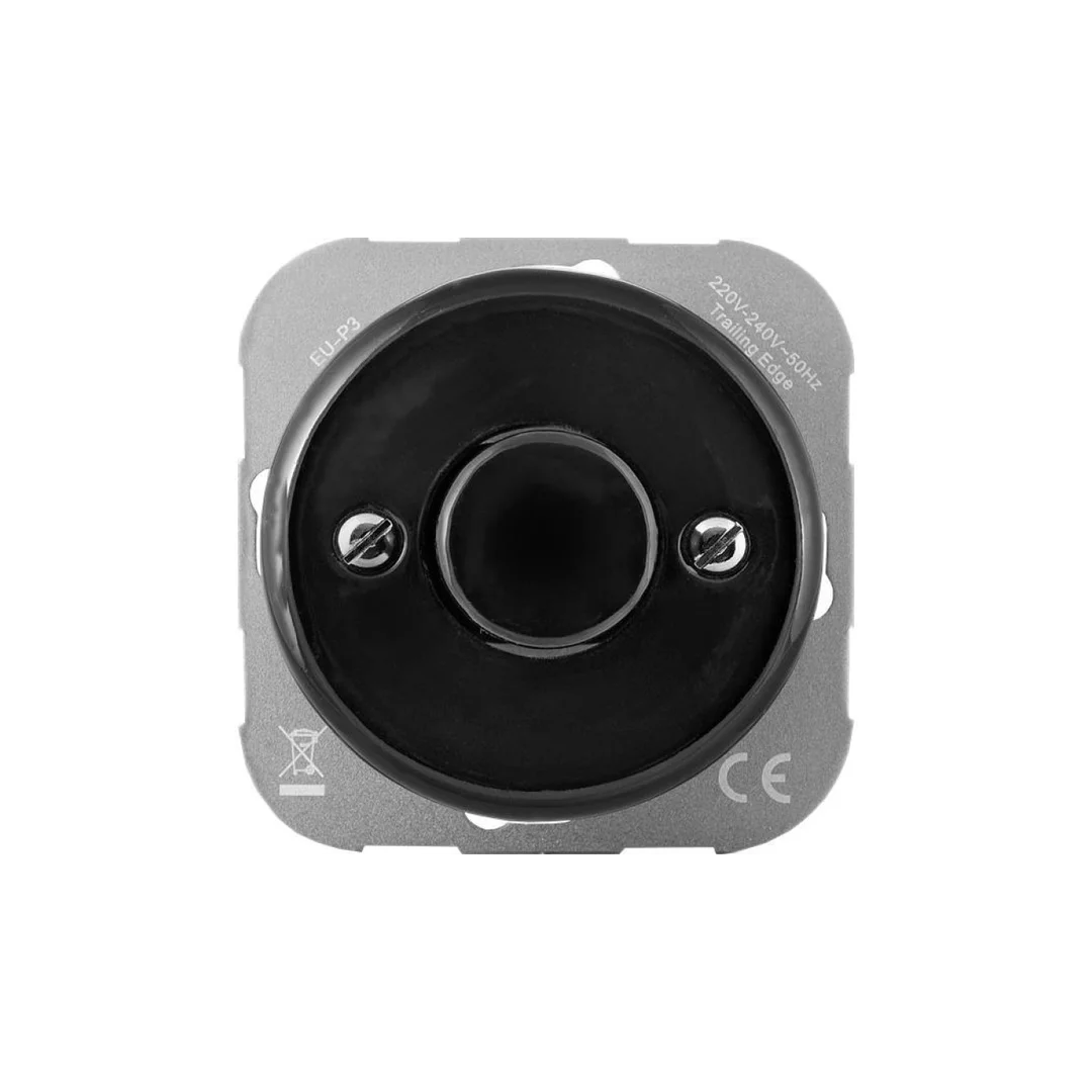 Ściemniacz oświetlenia LED Retro ceramic, max. 300W (150W LED), czarny