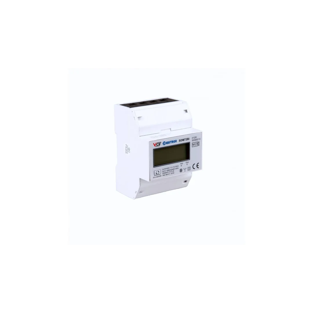 Licznik energii elektrycznej (MID) 3-Fazowy 230V,100A, Pomiar dwukierunkowy VCX