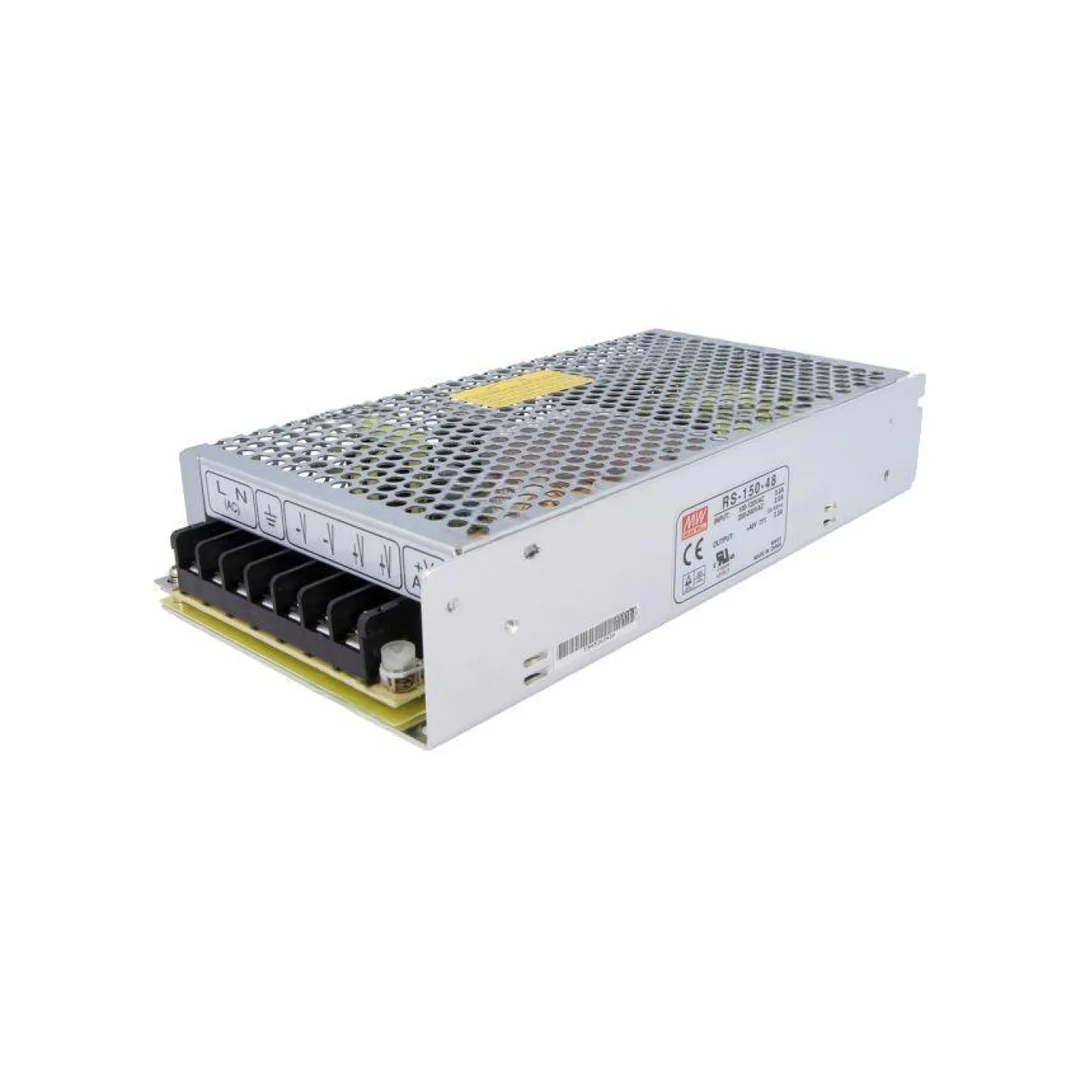 Zasilacz impulsowy do wbudowania modułowy 150W 48VDC 3,3A RS-150-48