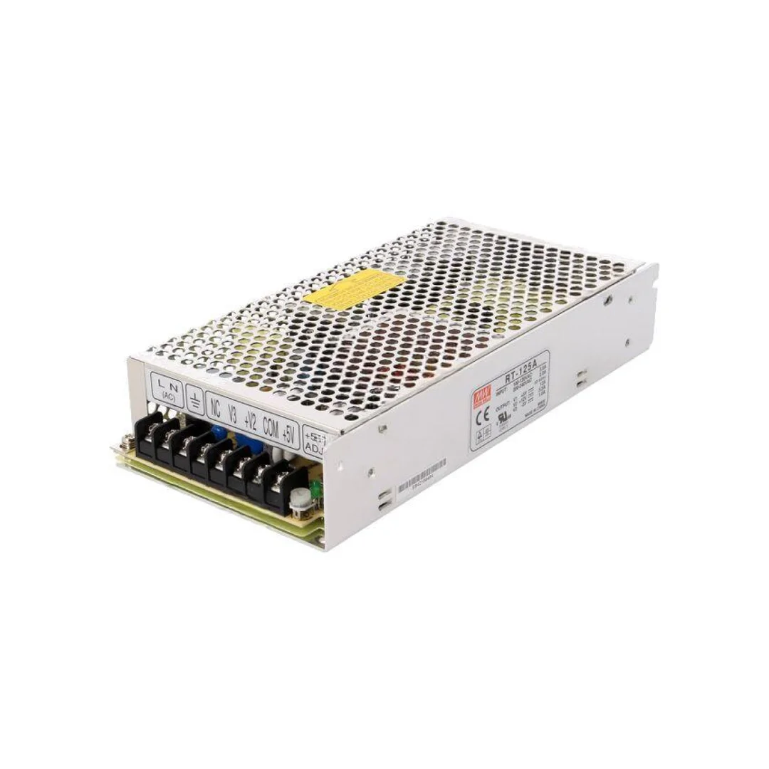 Zasilacz impulsowy do wbudowania modułowy 131W 5VDC OUT 3 RT-125A