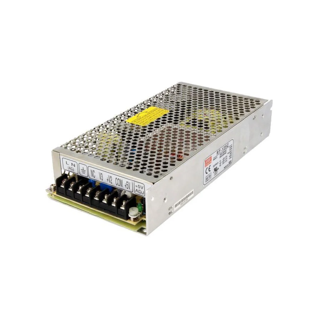 Zasilacz impulsowy do wbudowania modułowy 132 5W 5VDC OUT 3 RT-125C