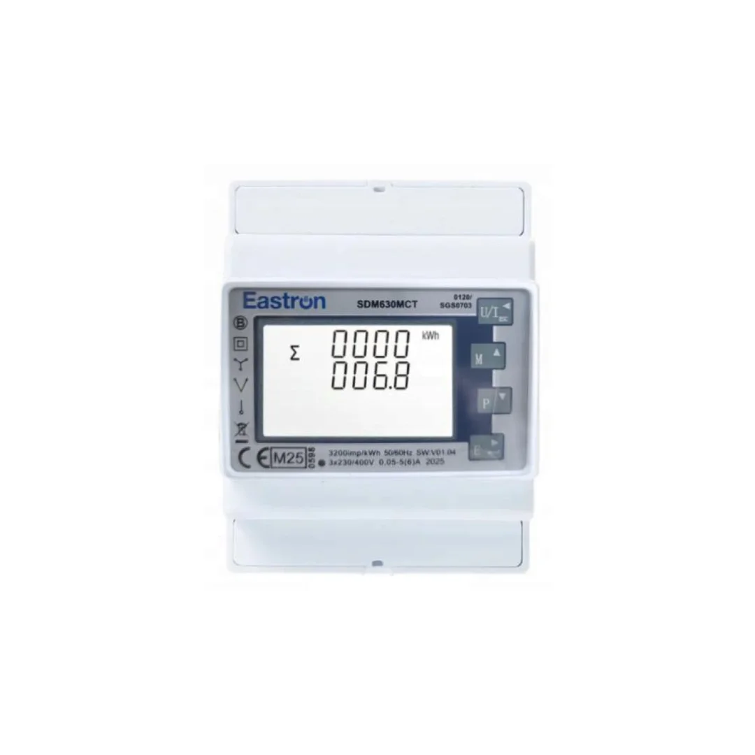 Licznik energii 3-faz trójfazowy LCD do przekładników prądowych MODBUS zdalny MID