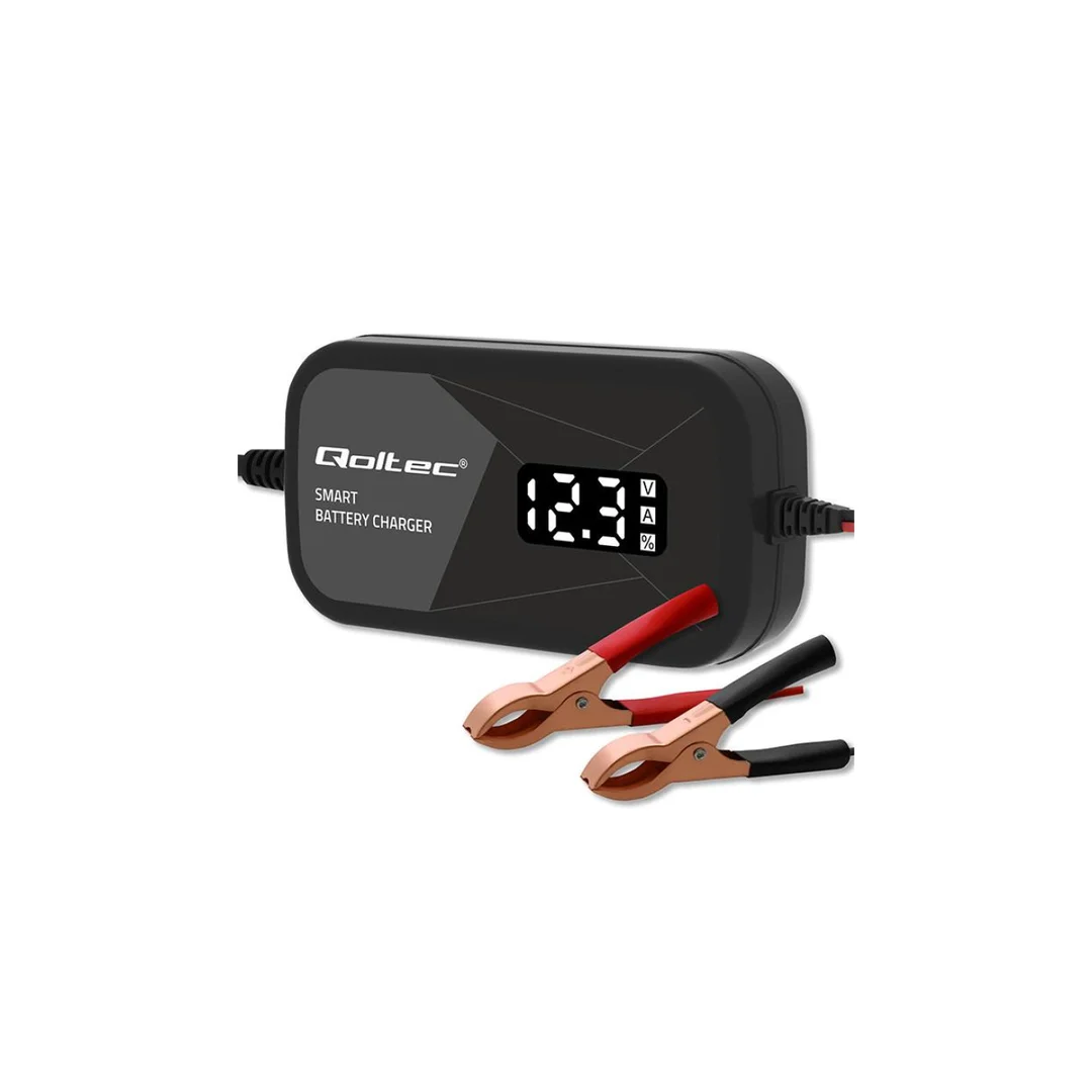 Inteligentna mikroprocesorowa ładowarka 12V 2A Prostownik do akumulatora AGM GEL LCD