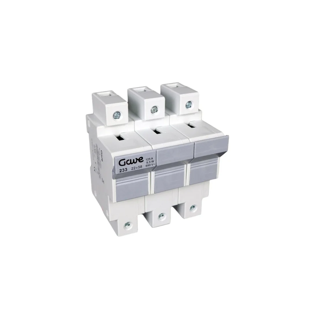 Rozłącznik bezpiecznikowy cylindryczny CH 3P 22x58 125A, 233