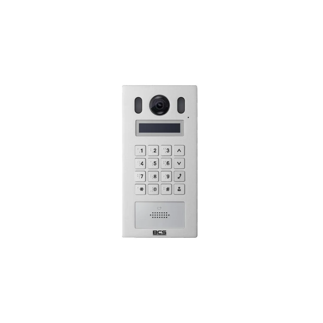 Panel wideodomofonu zewnętrzny wielorodzinny TCP/IP/SIP BCS-PAN9211S-S
