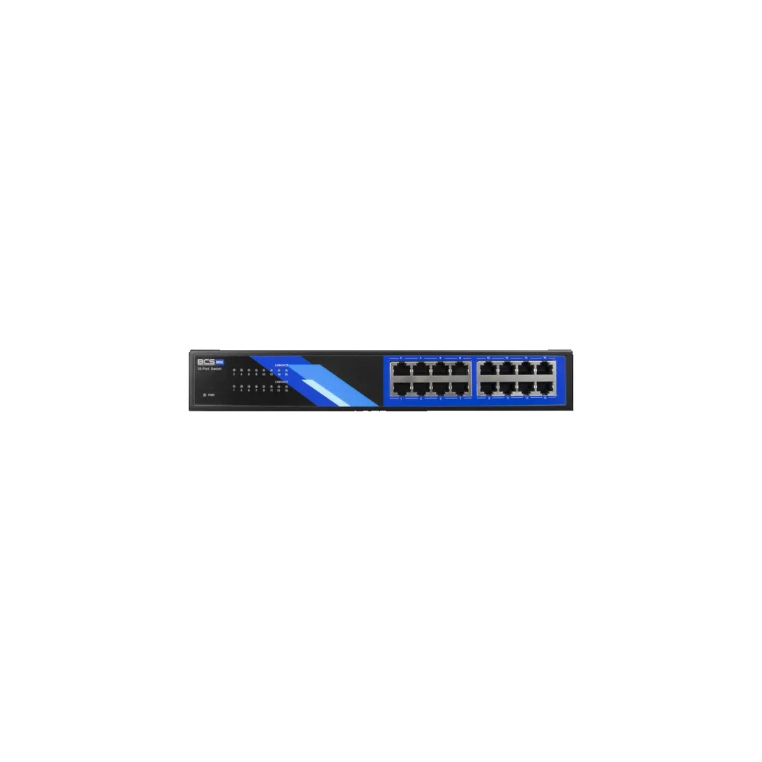 Switch PoE 16-portowy 1Gbps BCS-B-S16G