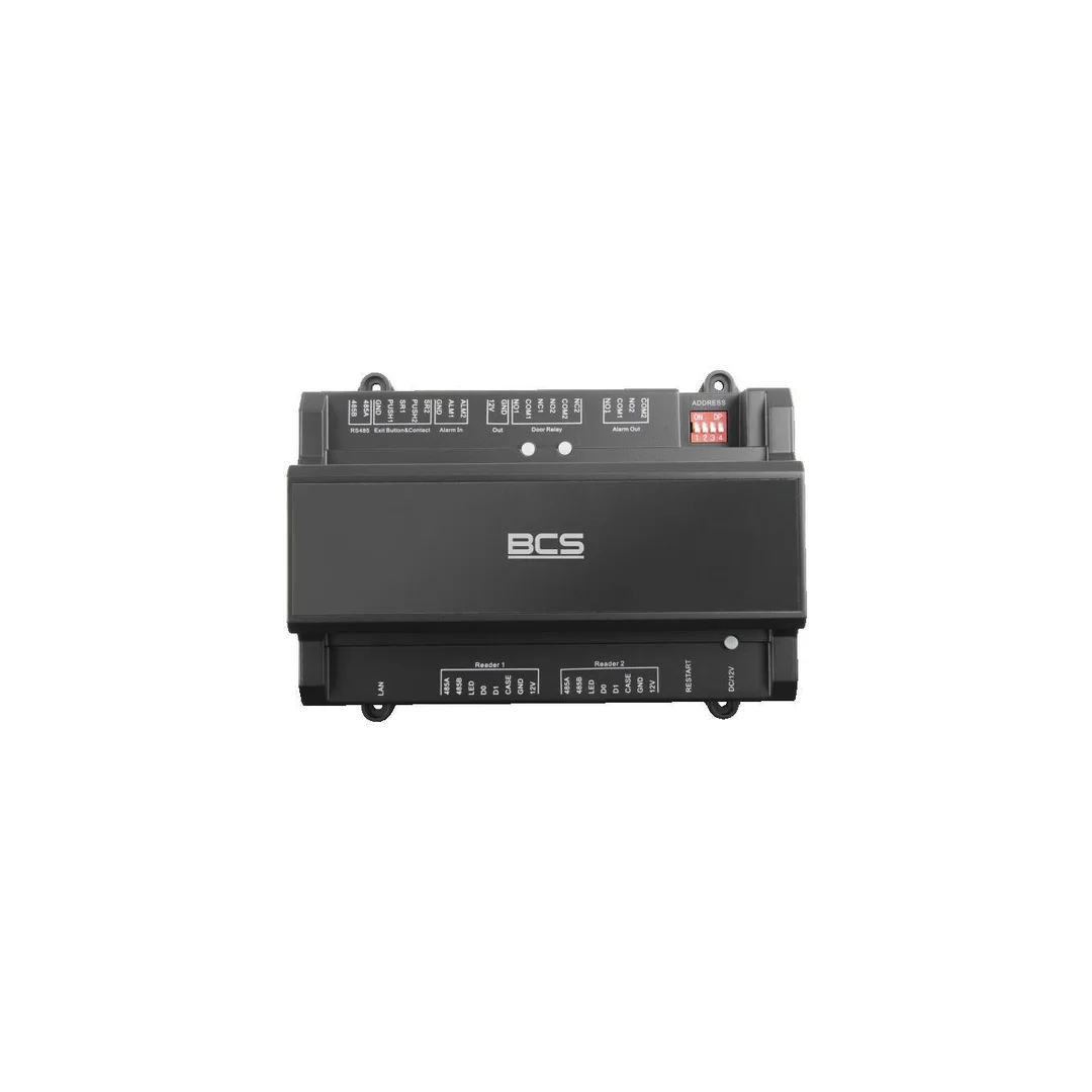 Kontroler do systemu kontroli dostępu TCP/IP, RS-485, Wiegand (W26/W34) BCS-L-KKD-J222D(2)