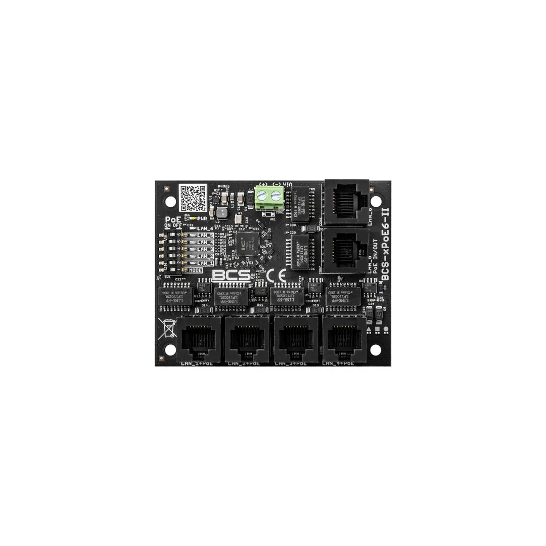 Switch PoE 5-portowy 100Mbps BCS-xPoE6-II
