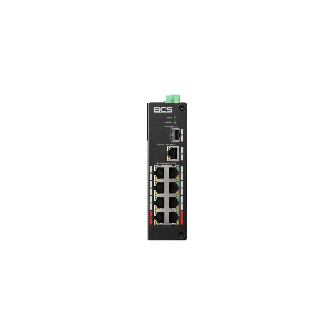 Switch PoE 8-portowy 100Mbps + SFP BCS-L-SP0801G-1SFP(2)