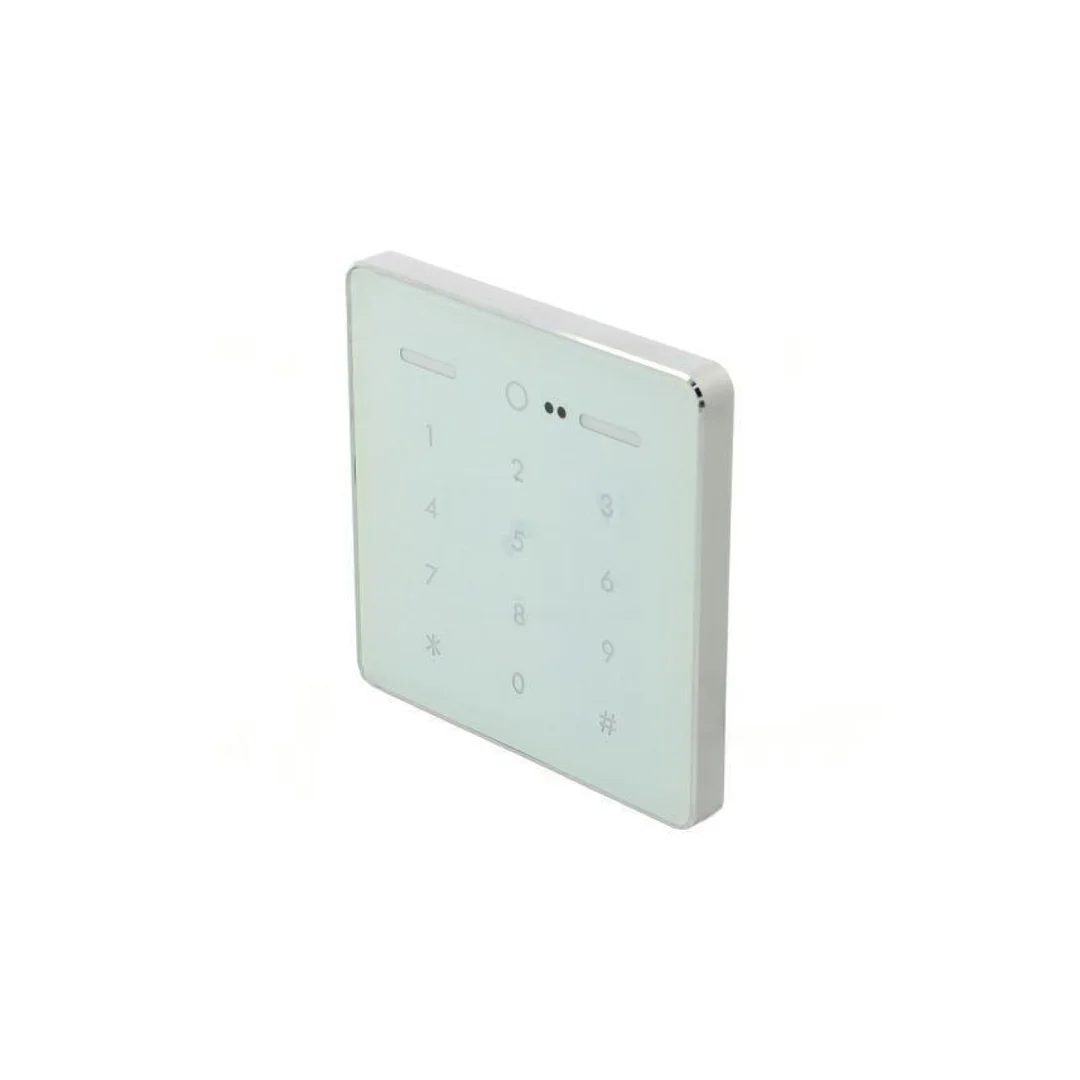 Czytnik kontroli dostępu 6÷28V OSDP,RS485,WIEGAND 80mm SECUSTOS SQ80 K LEGIC WHITE, KEYPAD