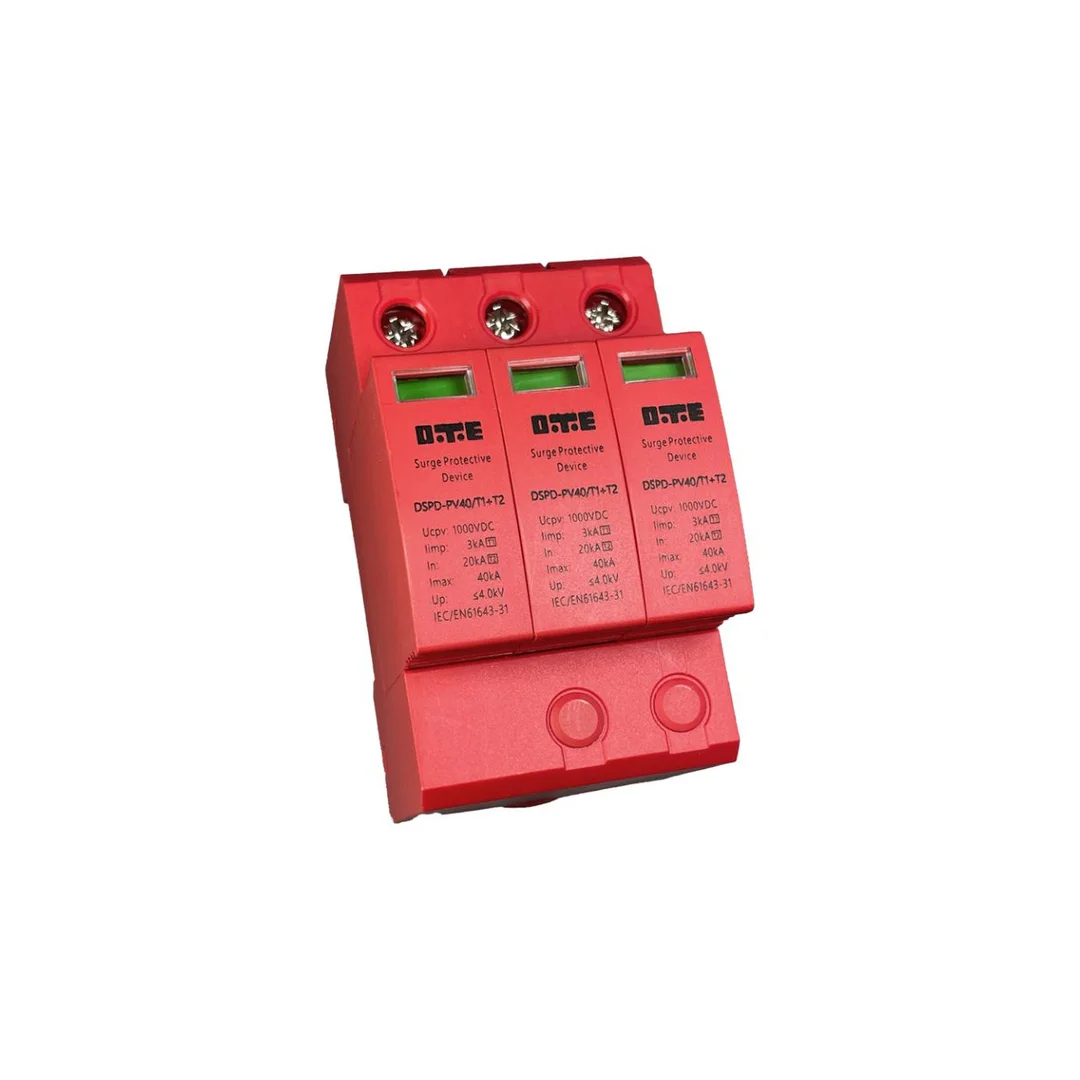 Ogranicznik przepięć DC1000V 40kA klasa T1+T2 (B+C) DTE DSPD-DC1000-40 3P