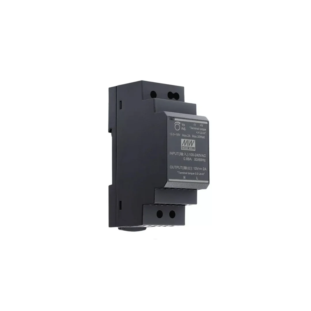 HDR-30-15 DIN Zasilacz impulsowy 30W, 15V DC 2A