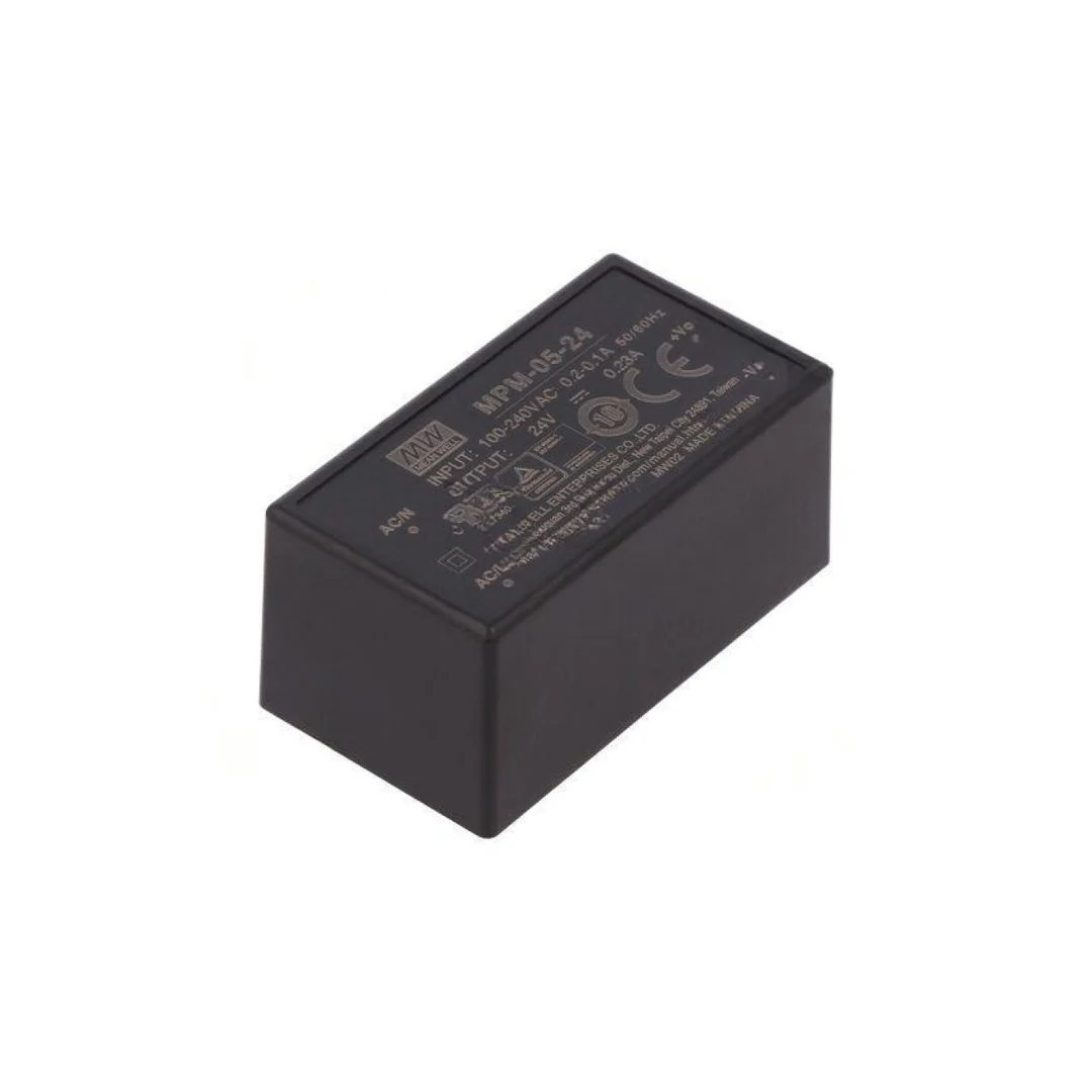 Przetwornica AC/DC 5, 5W 80-264VAC 24VDC Iwyj 230mA 82 MPM-05-24