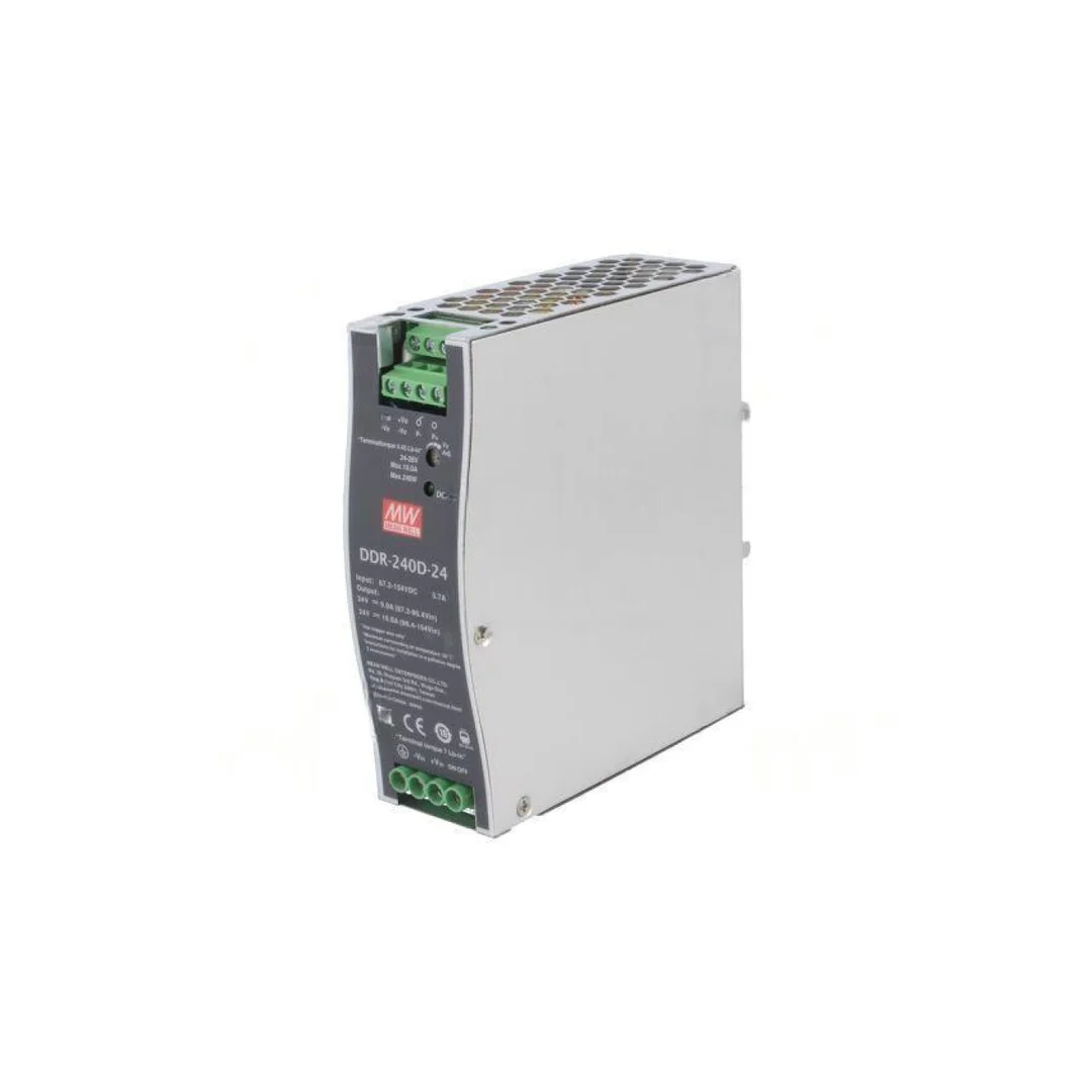 Przetwornica DC/DC 240W 67, 2-154VDC 24VDC Iwyj 10A DDR-240D-24