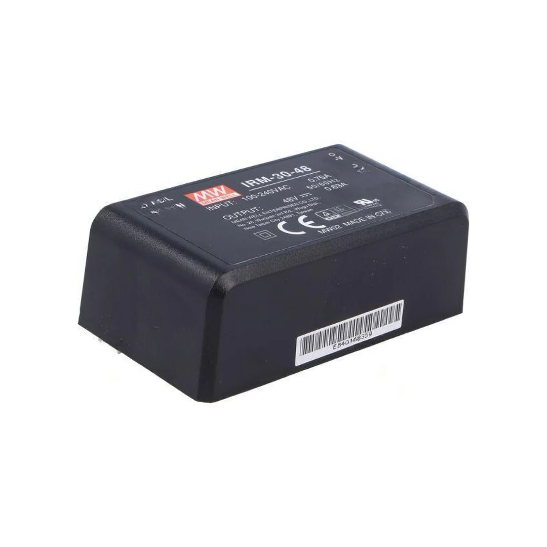 Przetwornica AC/DC 30, 2W 85-264VAC 48VDC Iwyj 630mA IRM-30-48