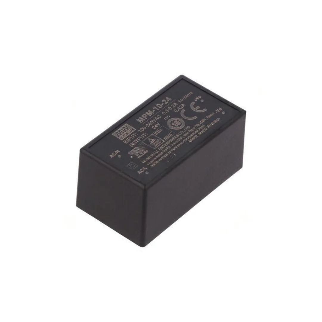 Przetwornica AC/DC 10W 80-264VAC 24VDC Iwyj 420mA OUT 1 MPM-10-24