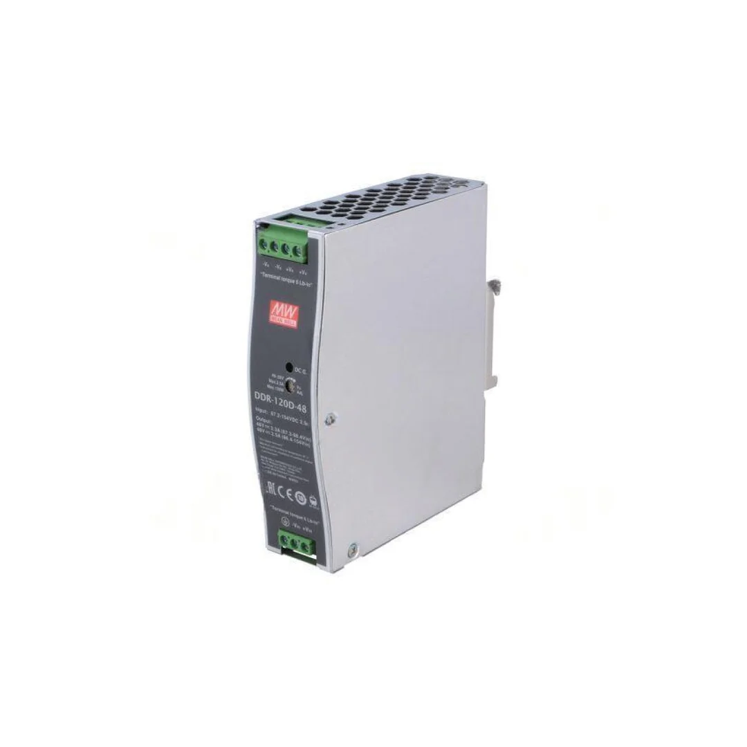Przetwornica DC/DC 120W 67, 2-154VDC 48VDC DDR DDR-120D-48