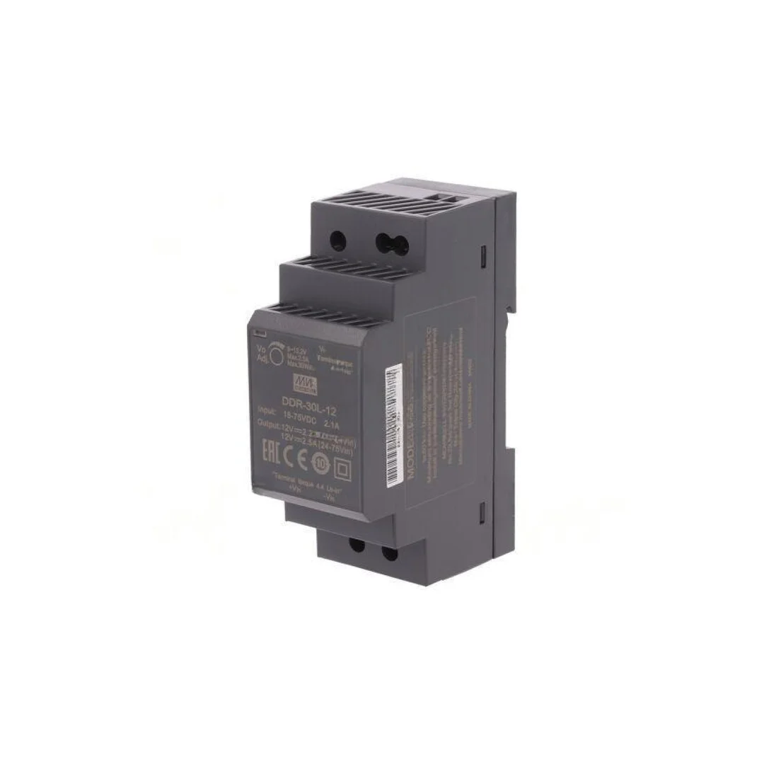 Przetwornica DC/DC 30W 18-75VDC 12VDC Iwyj 2, 5A DDR-30L-12
