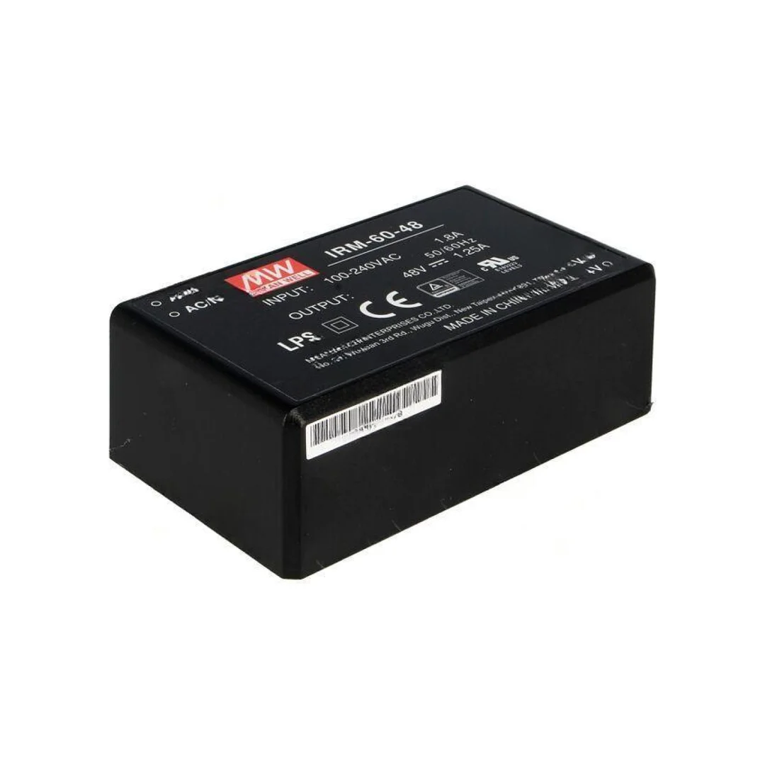 Przetwornica AC/DC 60W 85-264VAC 48VDC Iwyj 1250mA 91 IRM-60-48