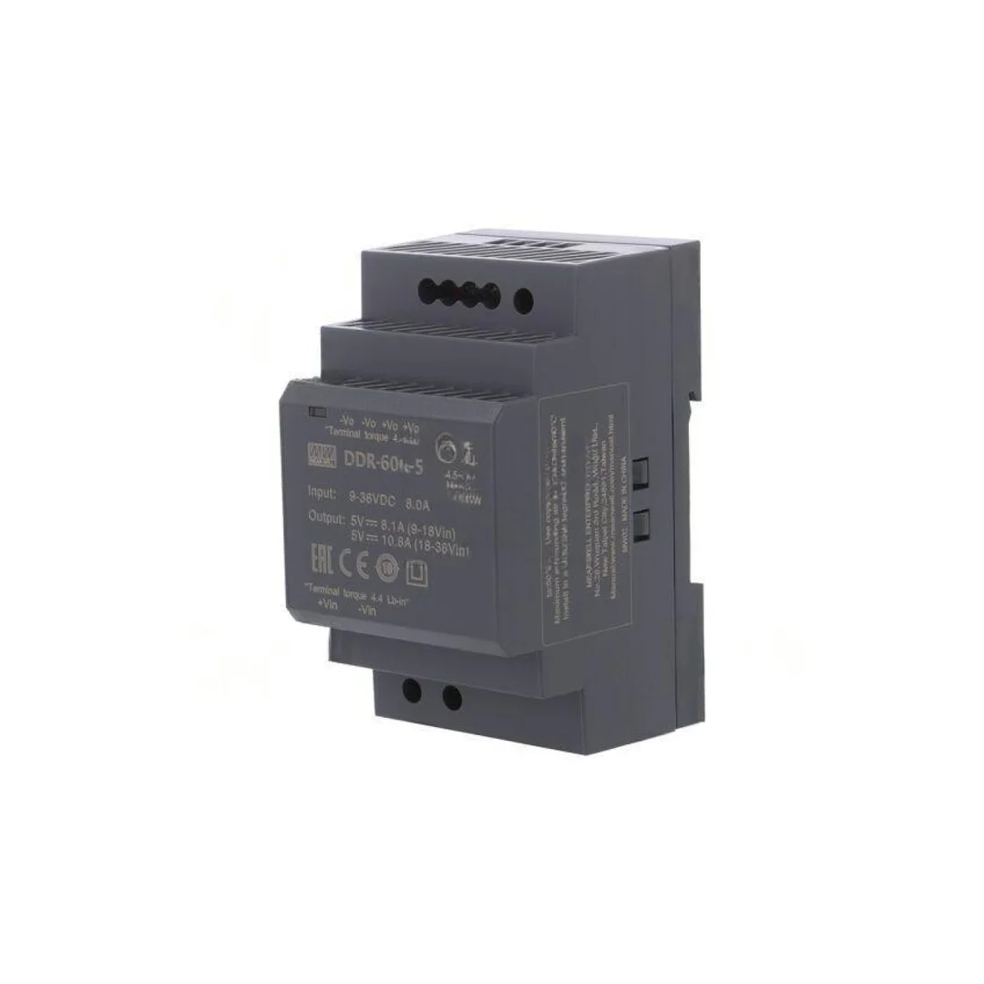 Przetwornica DC/DC 54W 9-36VDC 5VDC Iwyj 10, 8A DDR-60G-5