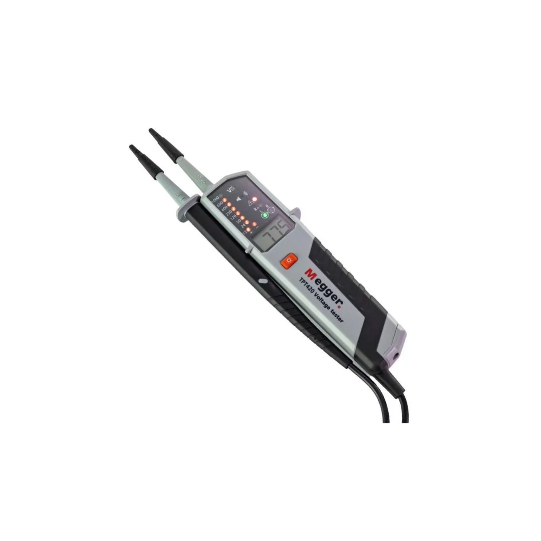 Dwubiegunowy wskaźnik napięcia LCD/LED 12-1000/1500V AC/DC TPT420 1013-189