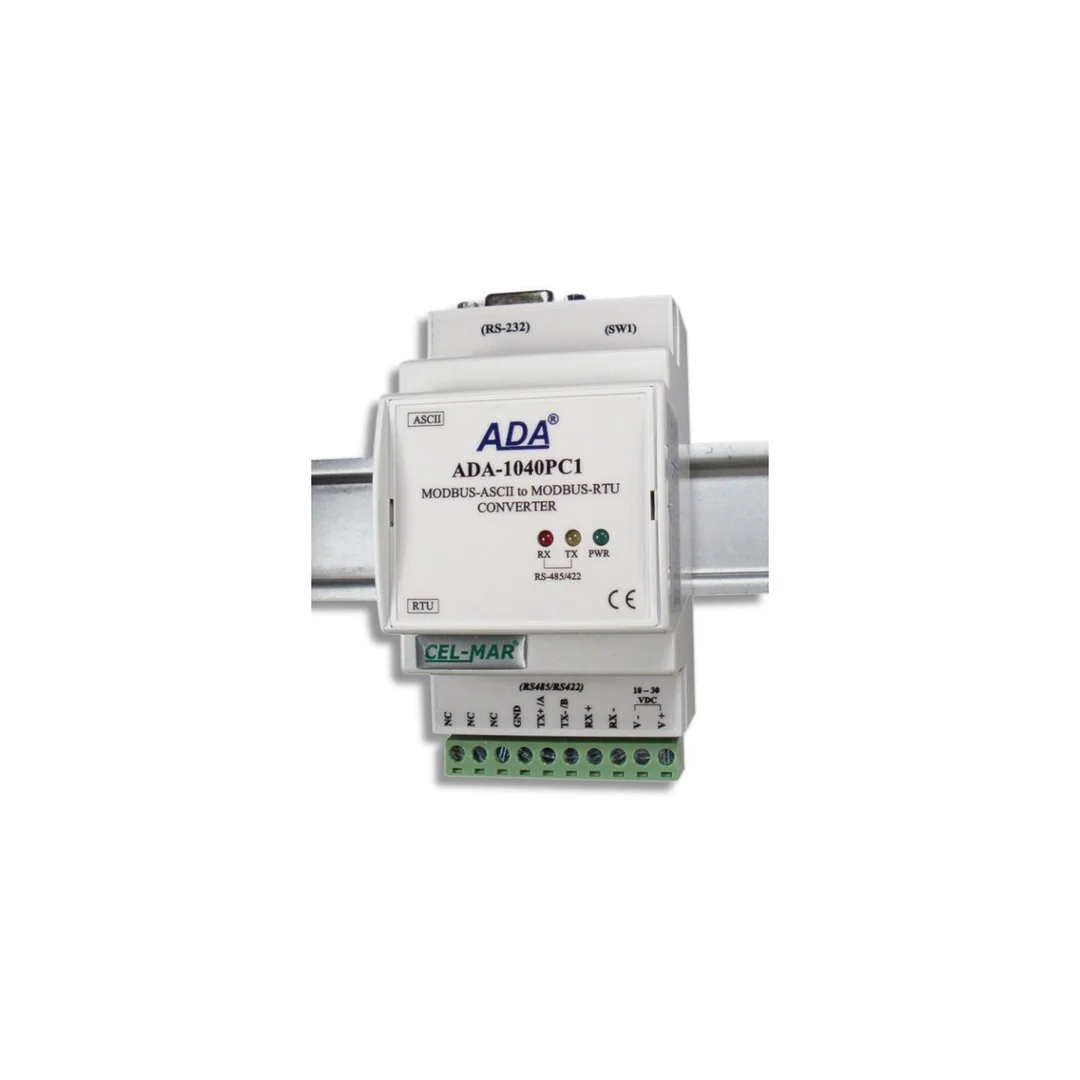 Konwerter MODBUS-ASCII na MODBUS-RTU ADA-1040PC1-1-23