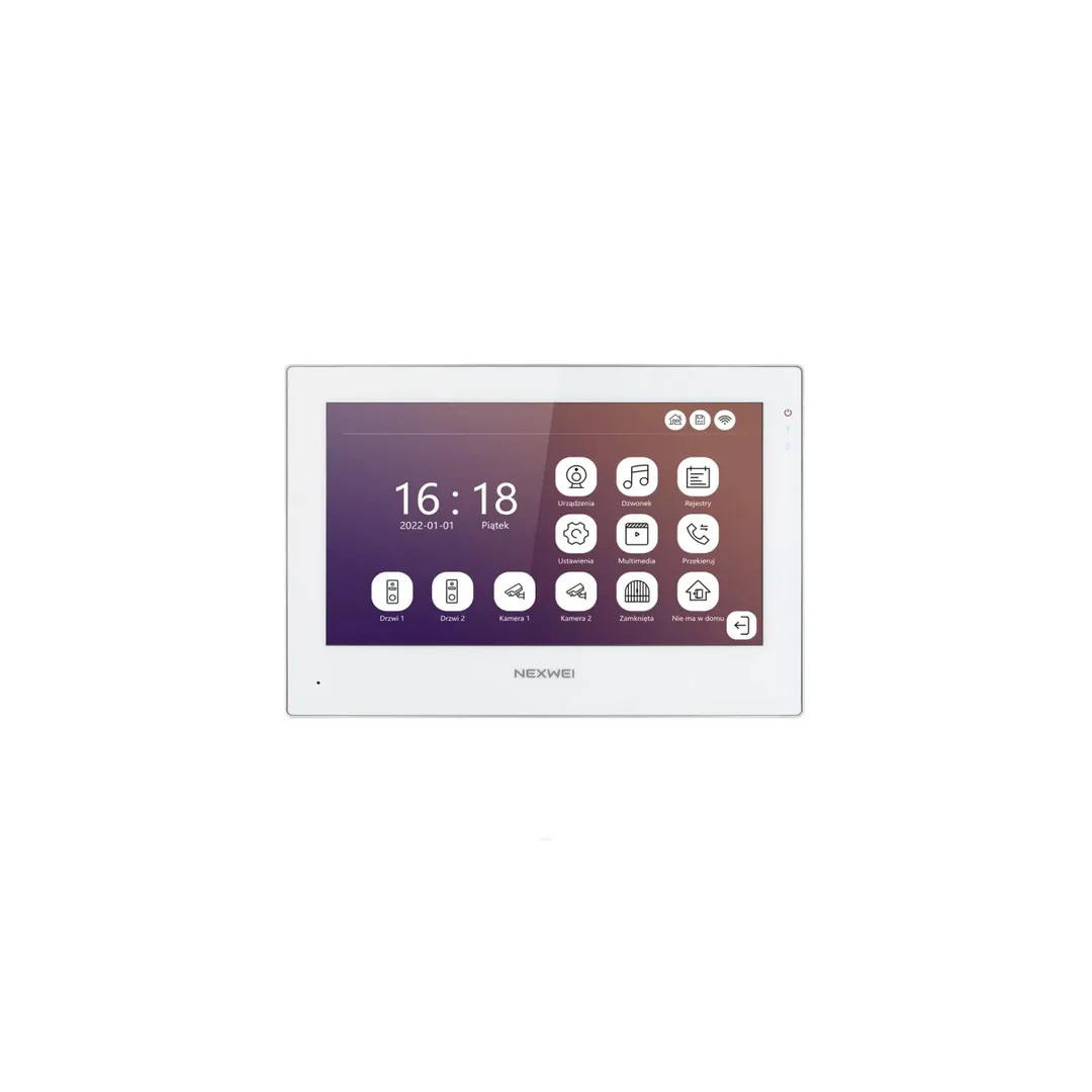 NW-AVI-9S-WW Wideodomofon jednorodzinny Nexwei monitor 7 z Wifi Biały