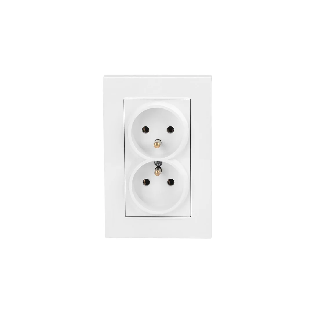 Gniazdo elektryczne podwójne z ramką RITA 4/M/22202150201